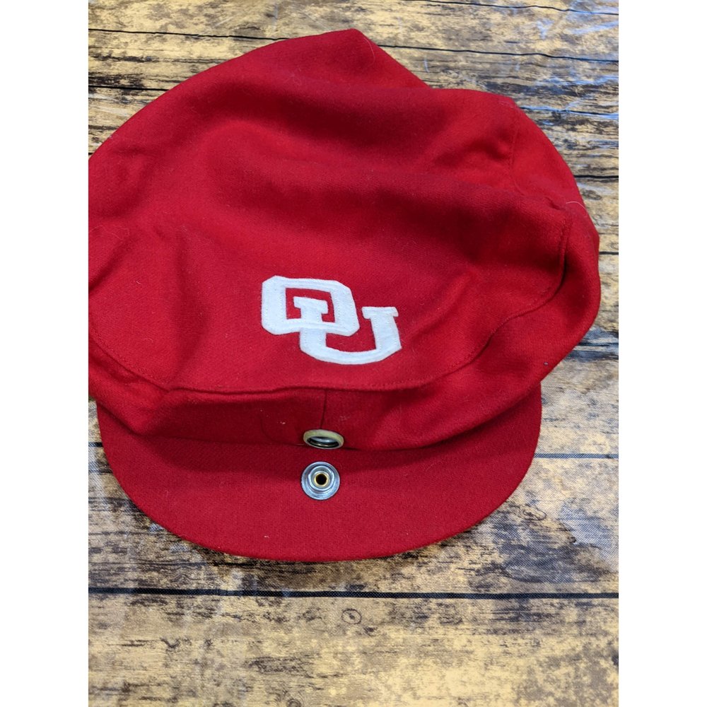 RARE Vintage Oklahoma Sooners Paperboy Hat